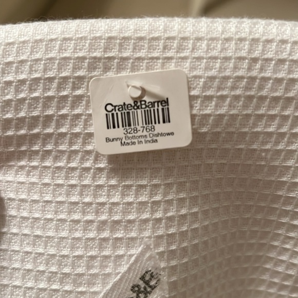 Crate&Barrel Bunny Bottoms Dish towels - Picture 4 of 4
